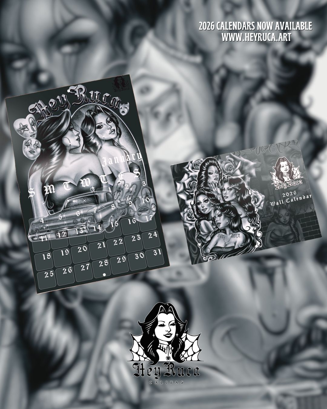 Hey Ruca Wall Calendar 2026