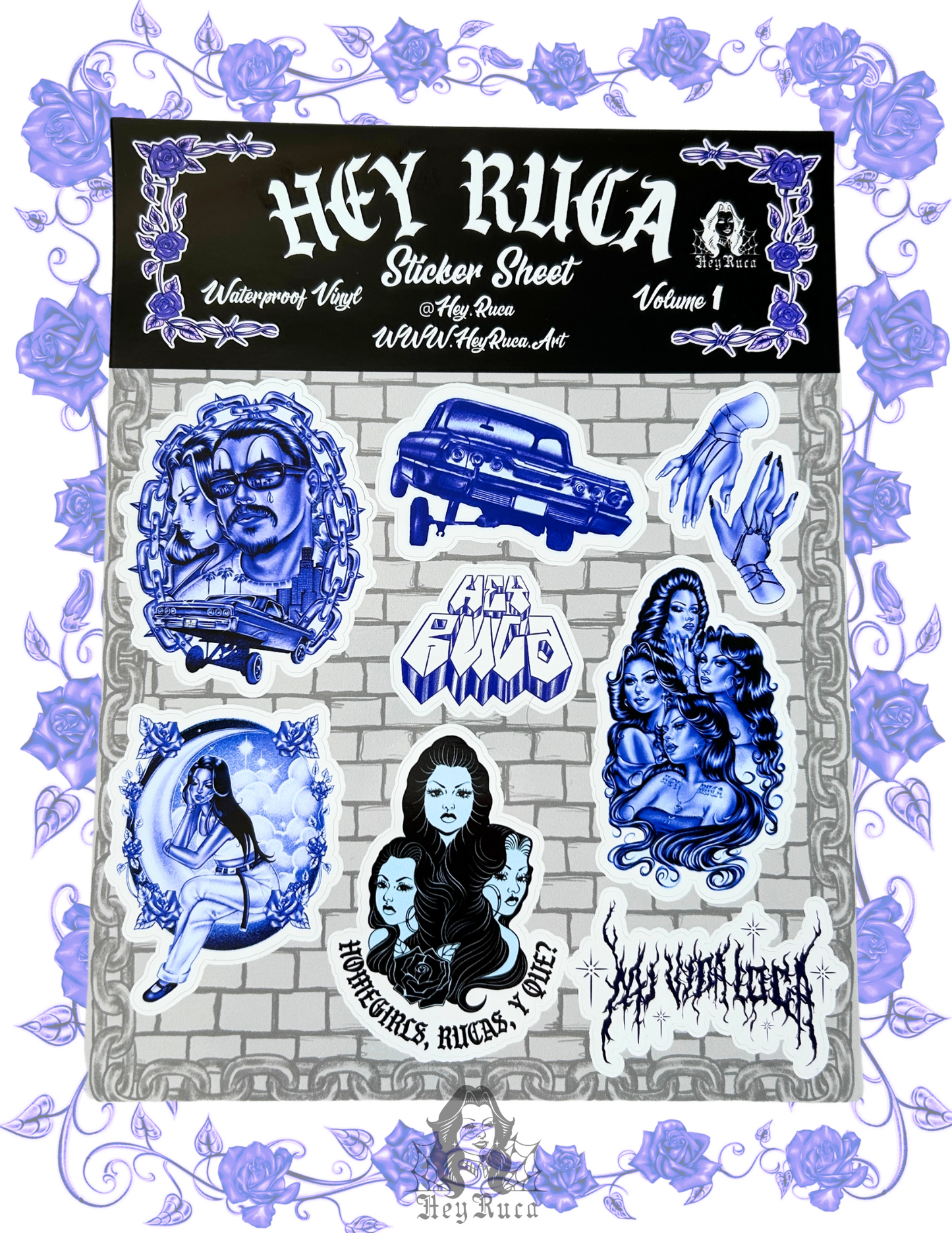HEY RUCA Sticker Sheet Vol. 1