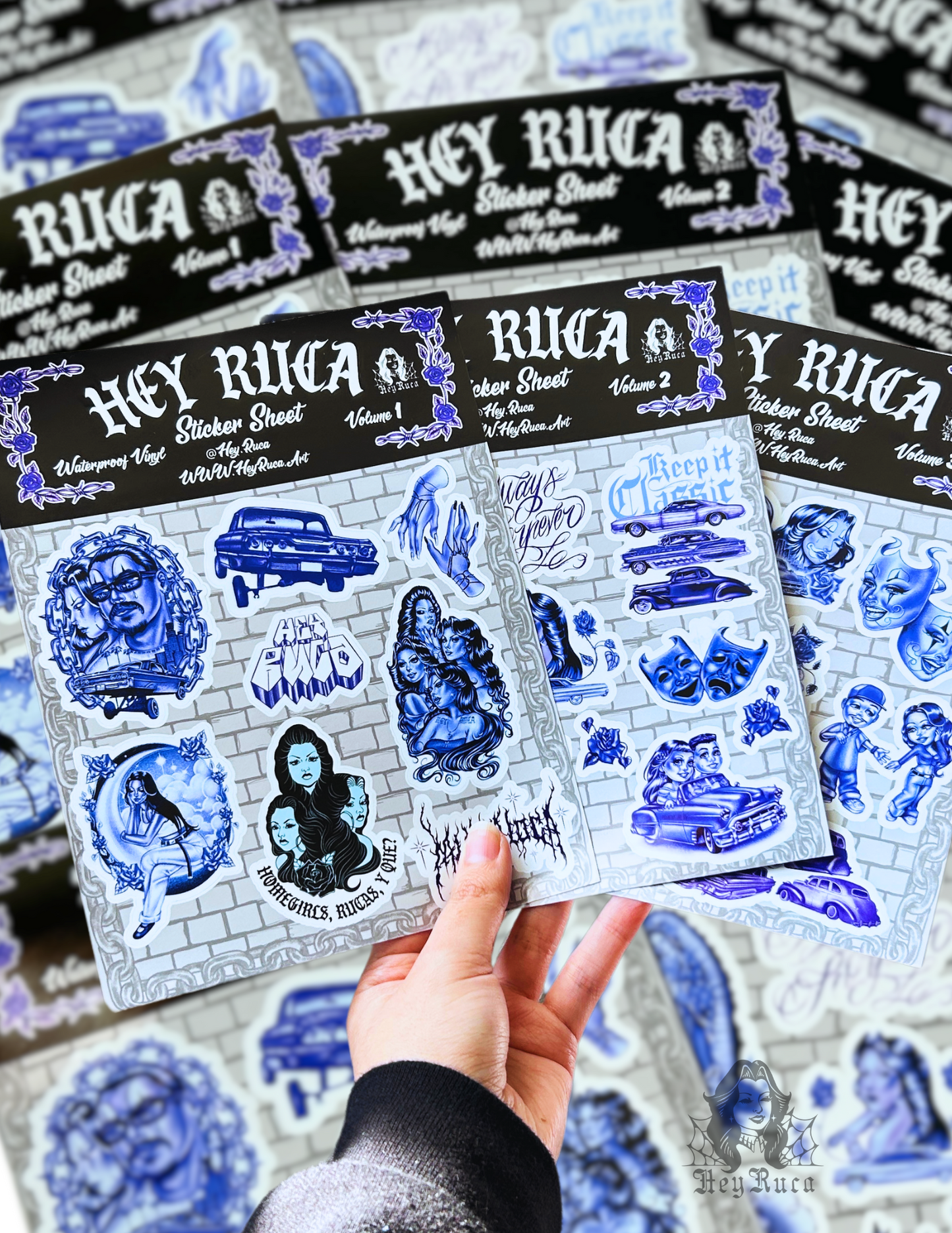 HEY RUCA Sticker Sheet Set Bundle
