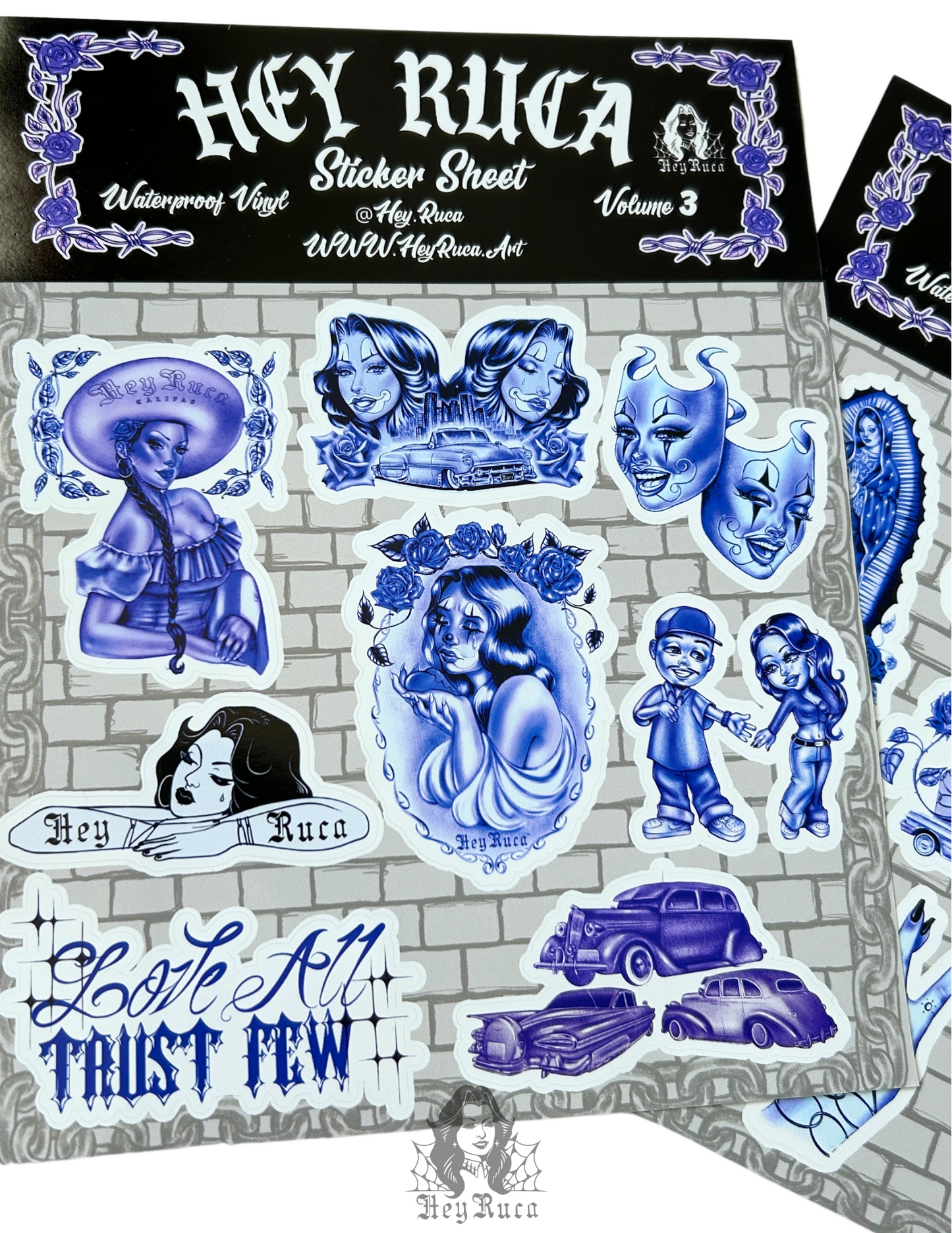 HEY RUCA Sticker Sheet Vol. 3