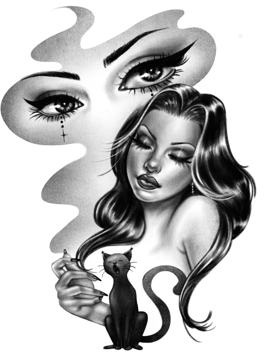 "Divine Feline" PRINT
