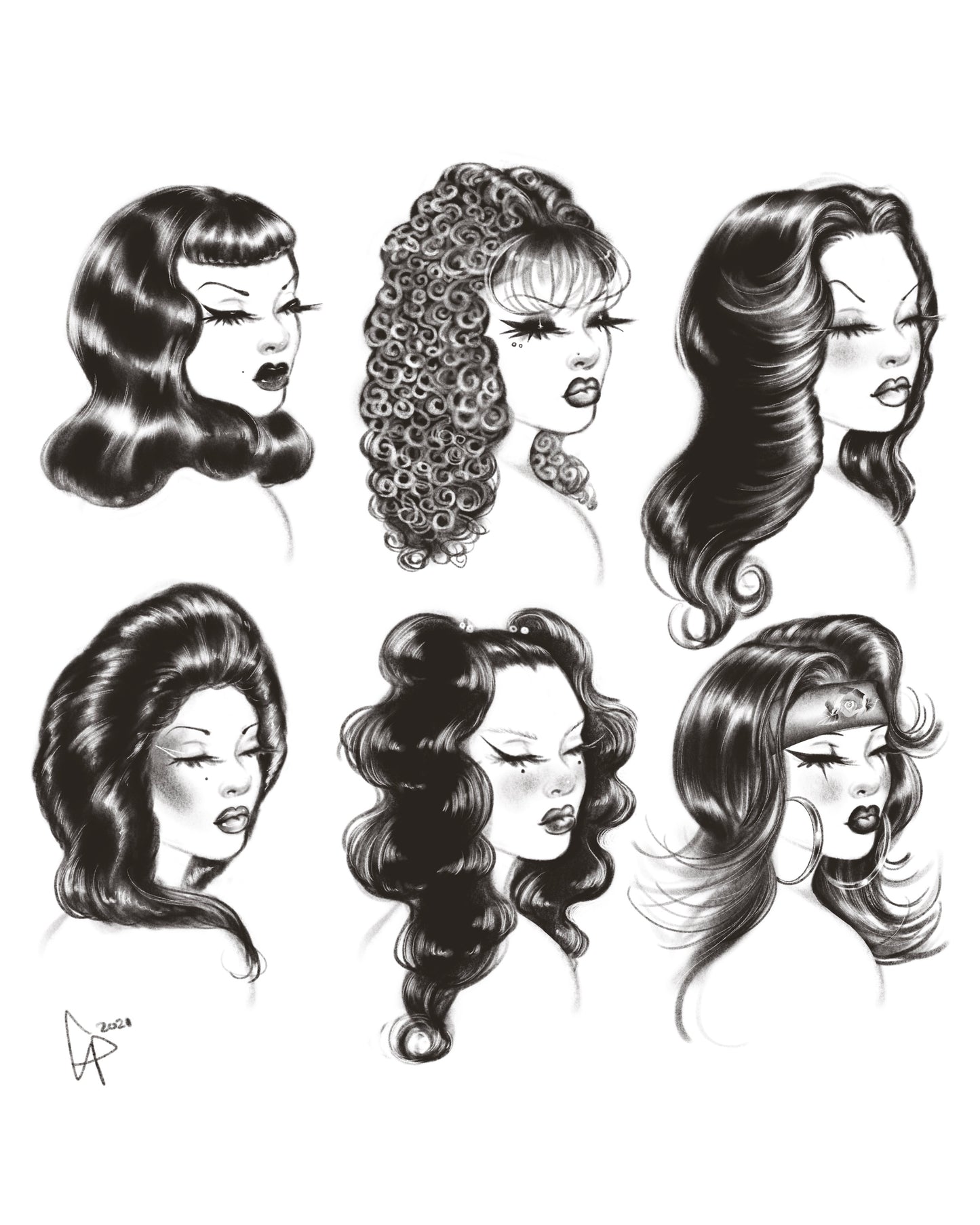 "Caras Bonitas" PRINT