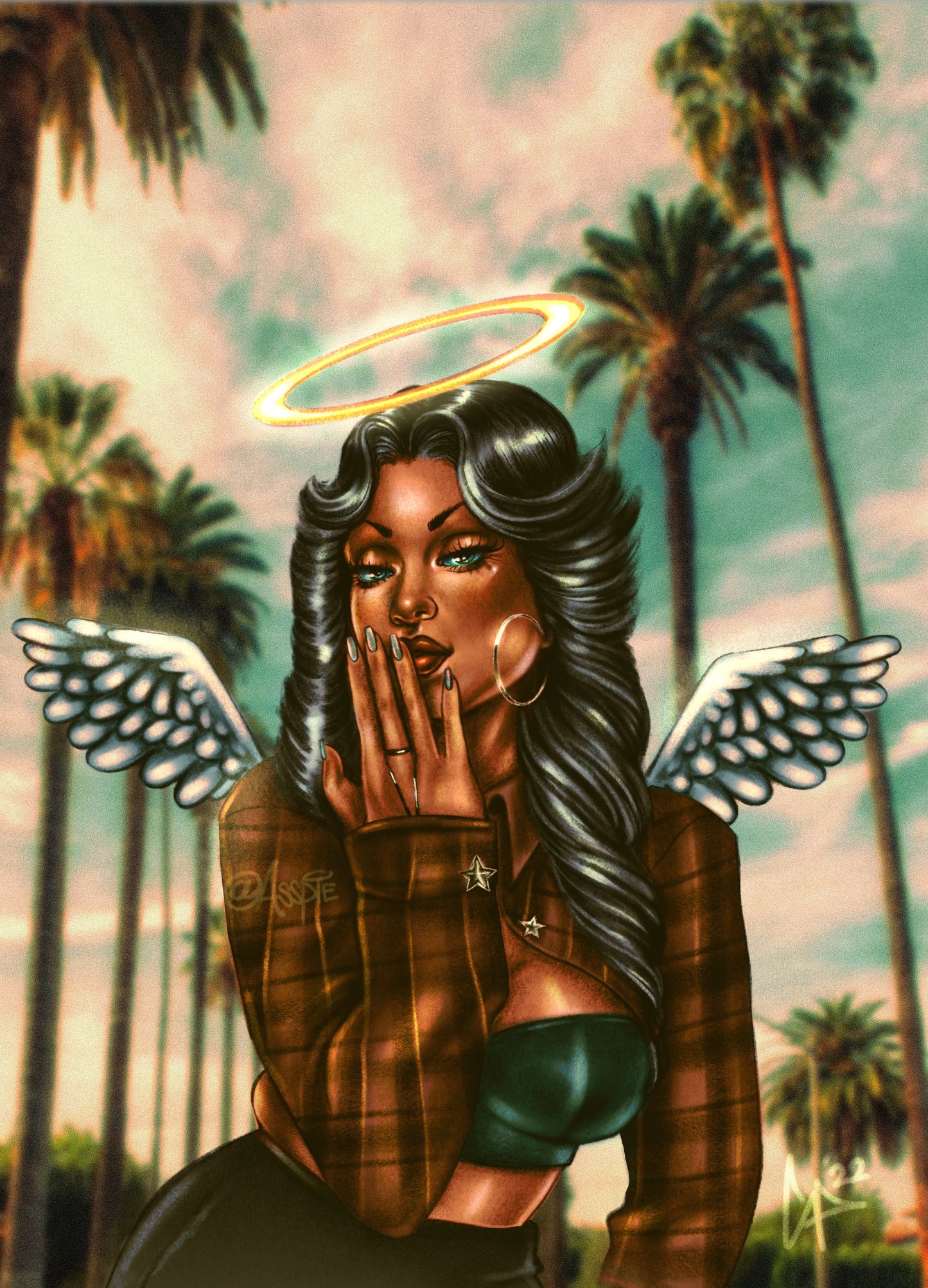 "La Angelita de Califas" PRINT