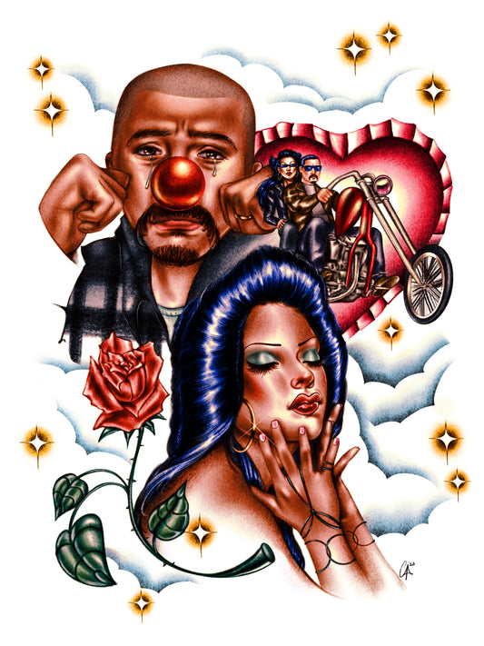 "Who put those tears in your eyes?" PRINT