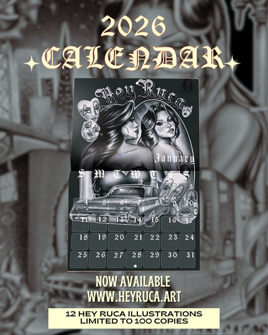 Hey Ruca Wall Calendar 2026