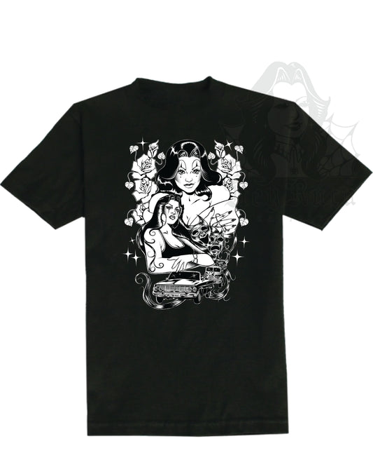 Rucas, Rosas, y Ranflas Unisex Black T-shirt