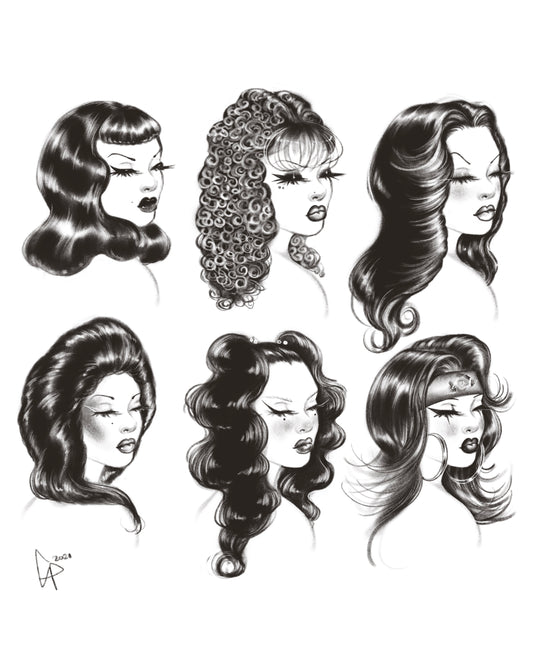 "Caras Bonitas" PRINT